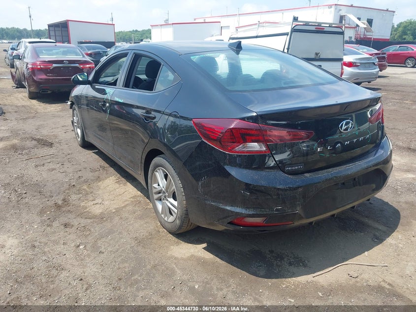 2020 Hyundai Elantra VIN 5NPD84LF7LH561143 IAAI salvage auction — FRONT END, Salvage - Greater Than 75% (Maryland), sold $2,800 on 2026-07-31 (photo 3)