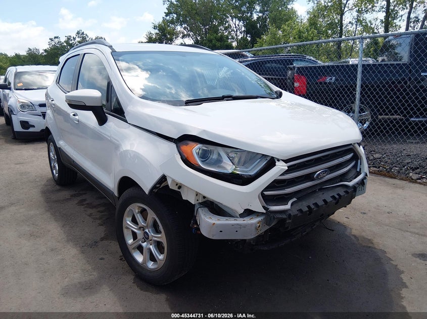 2019 Ford Ecosport VIN MAJ3S2GE5KC262107 IAAI salvage auction — FRONT END, Salvage (Ohio), sold $1,600 on 2026-07-14 (photo 1)