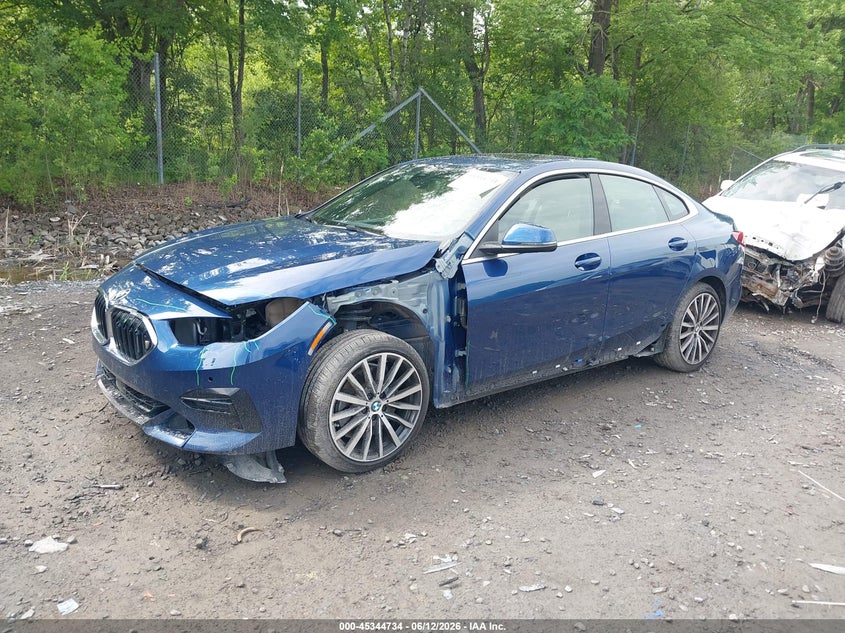 2022 BMW 2er VIN WBA53AK03N7L42022 IAAI salvage auction — LEFT FRONT, Rebuildable (Florida), sold $6,500 on 2026-07-21 (photo 2)