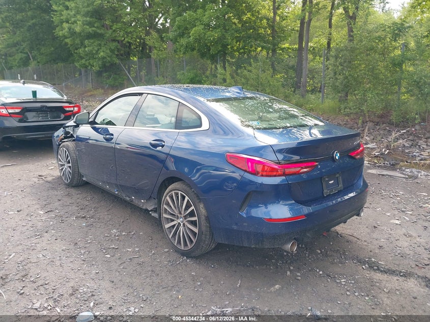 2022 BMW 2er VIN WBA53AK03N7L42022 IAAI salvage auction — LEFT FRONT, Rebuildable (Florida), sold $6,500 on 2026-07-21 (photo 3)