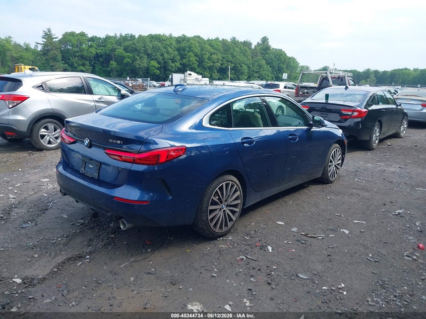 2022 BMW 2er VIN WBA53AK03N7L42022 IAAI salvage auction — LEFT FRONT, Rebuildable (Florida), sold $6,500 on 2026-07-21 (photo 4)