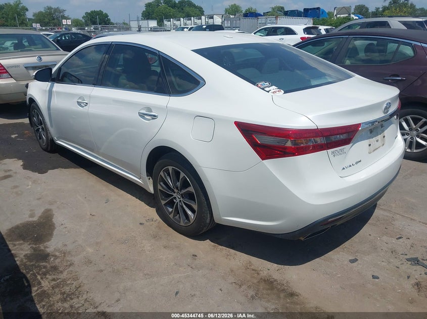 2018 Toyota Avalon VIN 4T1BK1EB5JU288610 IAAI salvage auction — FRONT END, Salvage (North Carolina), sold $5,600 on 2026-07-09 (photo 3)