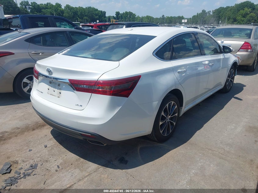 2018 Toyota Avalon VIN 4T1BK1EB5JU288610 IAAI salvage auction — FRONT END, Salvage (North Carolina), sold $5,600 on 2026-07-09 (photo 4)
