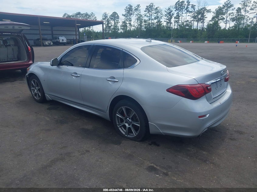 2015 Infiniti Q70 VIN JN1BY1AP5FM542038 IAAI salvage auction — FRONT END, Rebuildable (Florida), sold $2,225 on 2026-07-14 (photo 3)