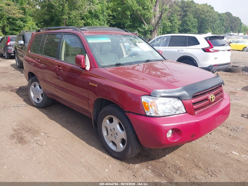 2006 Toyota Highlander VIN JTEEP21A860157560 IAAI salvage auction — NORMAL WEAR, Clear (New York), sold $1,650 on 2026-07-07 (photo 1)