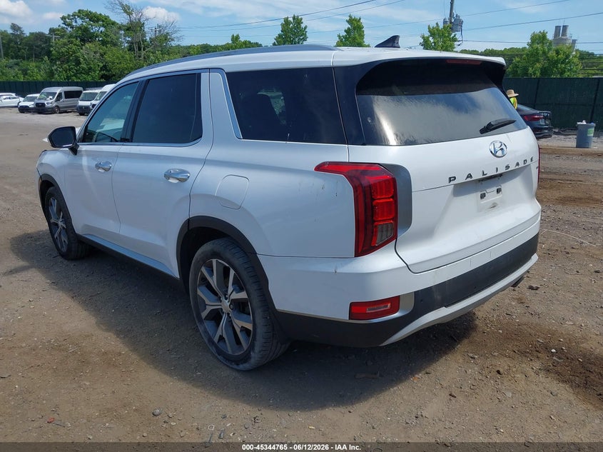 2021 Hyundai Palisade VIN KM8R4DHE1MU204576 IAAI salvage auction — FRONT END, Mv-907A (New York), sold $5,450 on 2026-07-28 (photo 3)