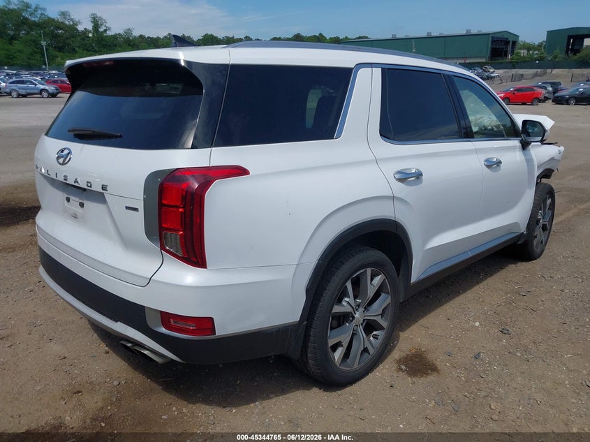 2021 Hyundai Palisade VIN KM8R4DHE1MU204576 IAAI salvage auction — FRONT END, Mv-907A (New York), sold $5,450 on 2026-07-28 (photo 4)