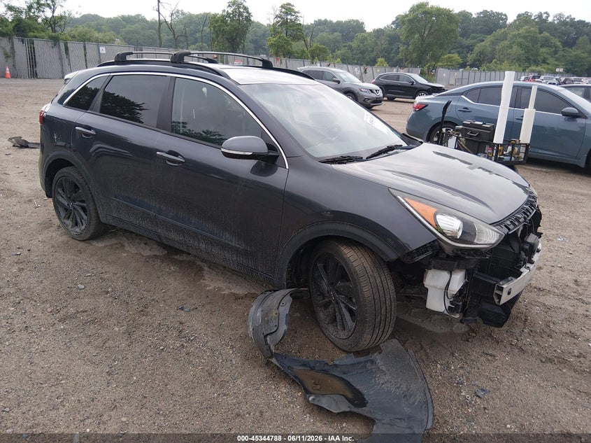 2018 Kia Niro VIN KNDCC3LC9J5152343 IAAI salvage auction — FRONT END, Salvage (New Jersey), sold $3,100 on 2026-07-28 (photo 1)