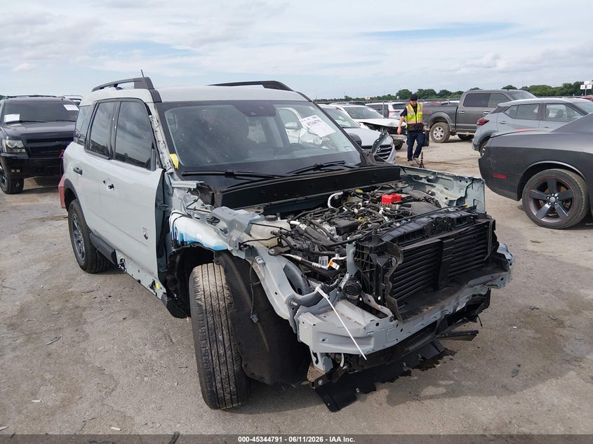 2024 Ford Bronco sport VIN 3FMCR9B66RRF45511 IAAI salvage auction — FRONT END, Salvage Title, sold $9,000 on 2026-08-20 (photo 1)