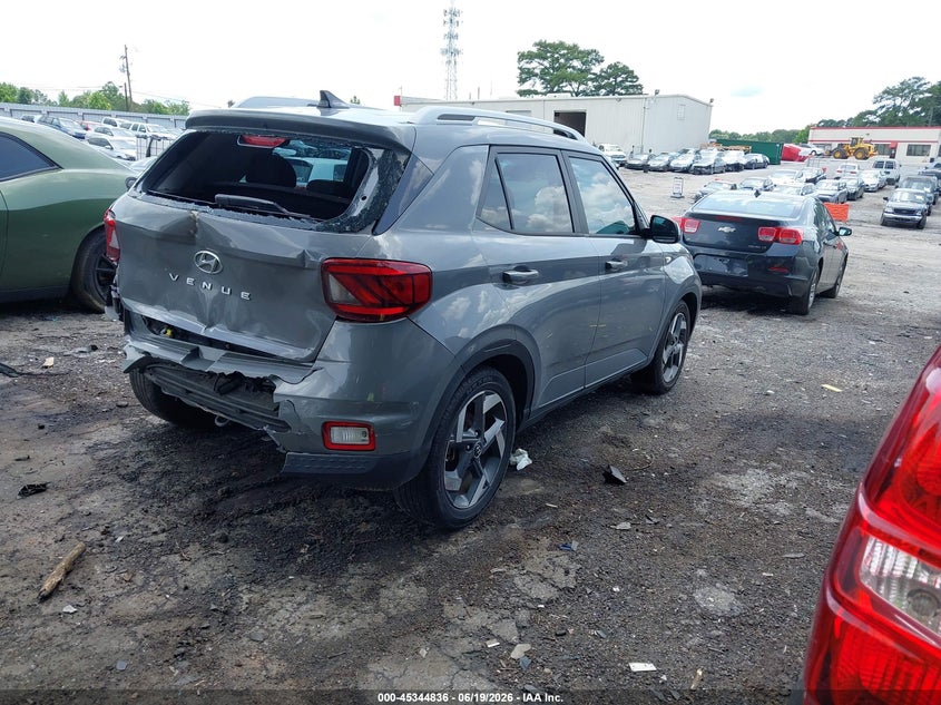 2021 Hyundai Venue VIN KMHRC8A32MU110211 IAAI salvage auction — LEFT REAR, Salvage (Tennessee), sold $3,600 on 2026-07-22 (photo 4)