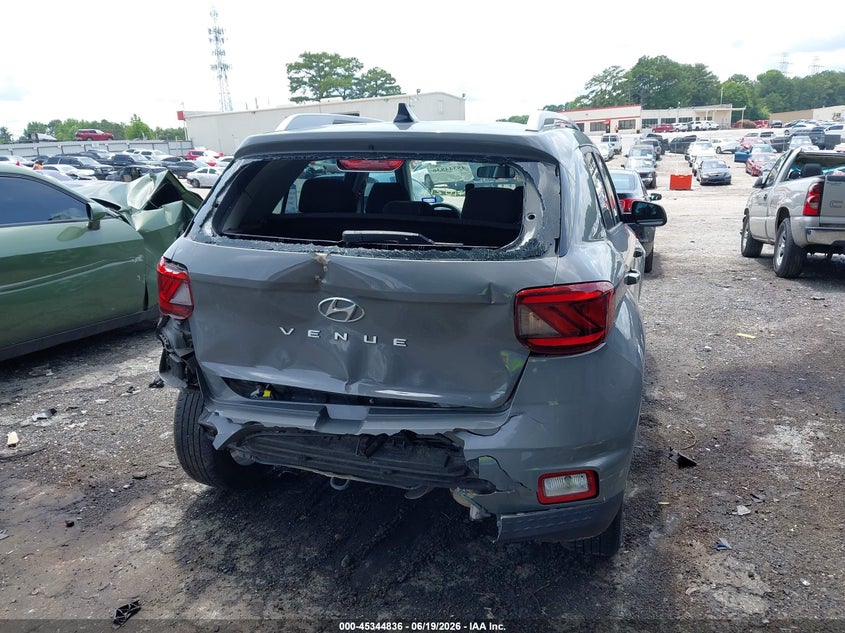 2021 Hyundai Venue VIN KMHRC8A32MU110211 IAAI salvage auction — LEFT REAR, Salvage (Tennessee), sold $3,600 on 2026-07-22 (photo 6)