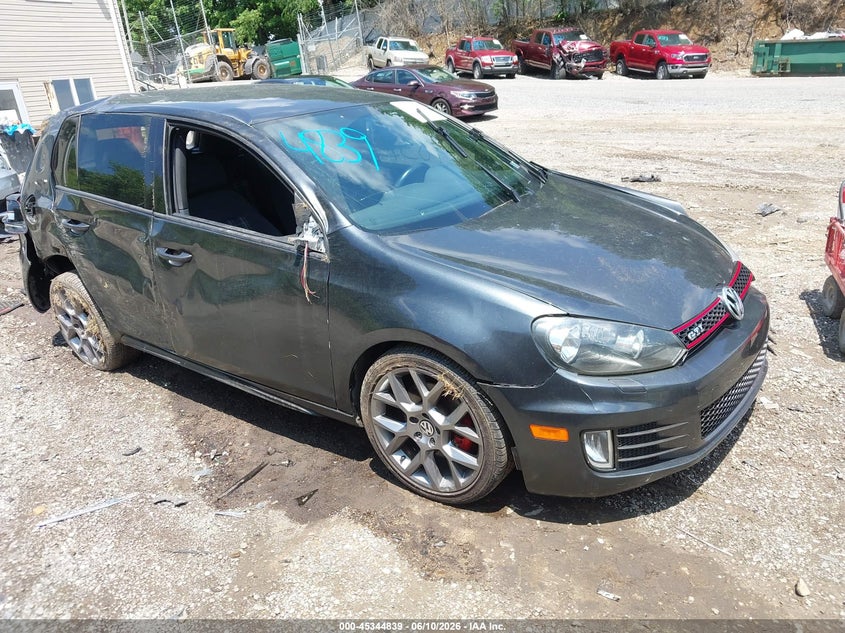 2014 Volkswagen Gti VIN WVWHD7AJ7EW004364 IAAI salvage auction — ROLLOVER, Salvage Title, sold $750 on 2026-08-04 (photo 1)