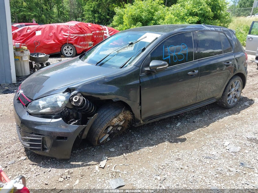 2014 Volkswagen Gti VIN WVWHD7AJ7EW004364 IAAI salvage auction — ROLLOVER, Salvage Title, sold $750 on 2026-08-04 (photo 2)