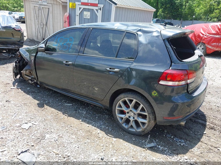2014 Volkswagen Gti VIN WVWHD7AJ7EW004364 IAAI salvage auction — ROLLOVER, Salvage Title, sold $750 on 2026-08-04 (photo 3)