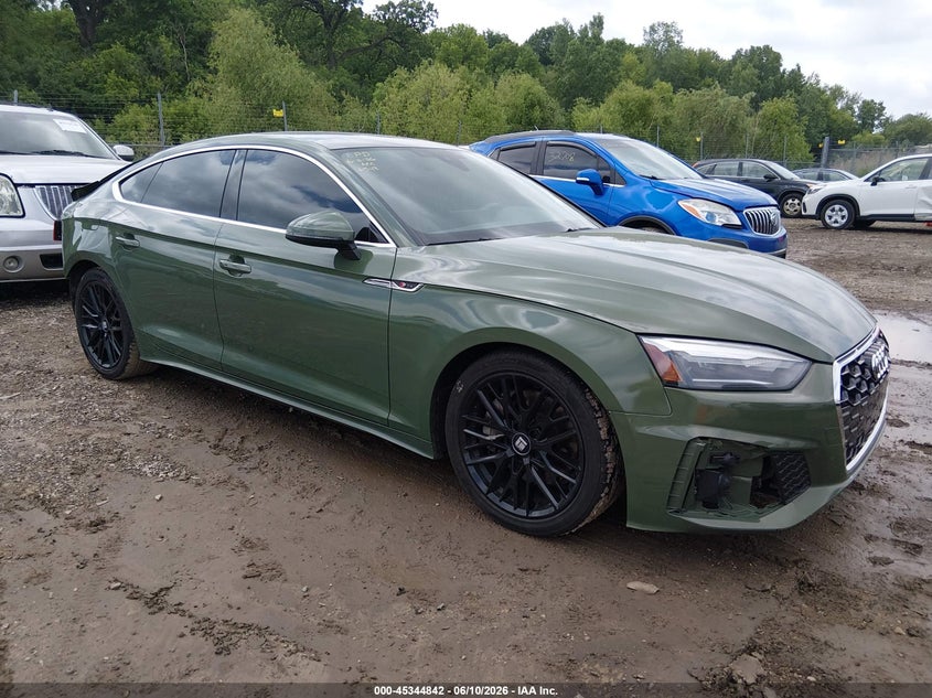 2022 Audi A5 VIN WAUDACF53NA013262 — IAAI salvage auction photo