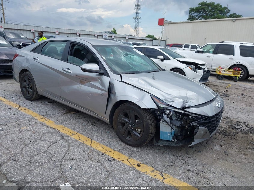 2022 Hyundai Elantra VIN 5NPLS4AG5NH075409 IAAI salvage auction — RIGHT FRONT, Salvage (Georgia), sold $3,750 on 2026-07-22 (photo 1)
