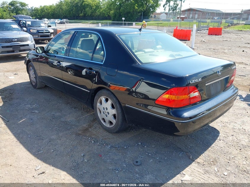2003 Lexus Ls 430 VIN JTHBN30F330121172 IAAI salvage auction — FRONT END, Clear (Tennessee), sold $1,850 on 2026-07-09 (photo 3)