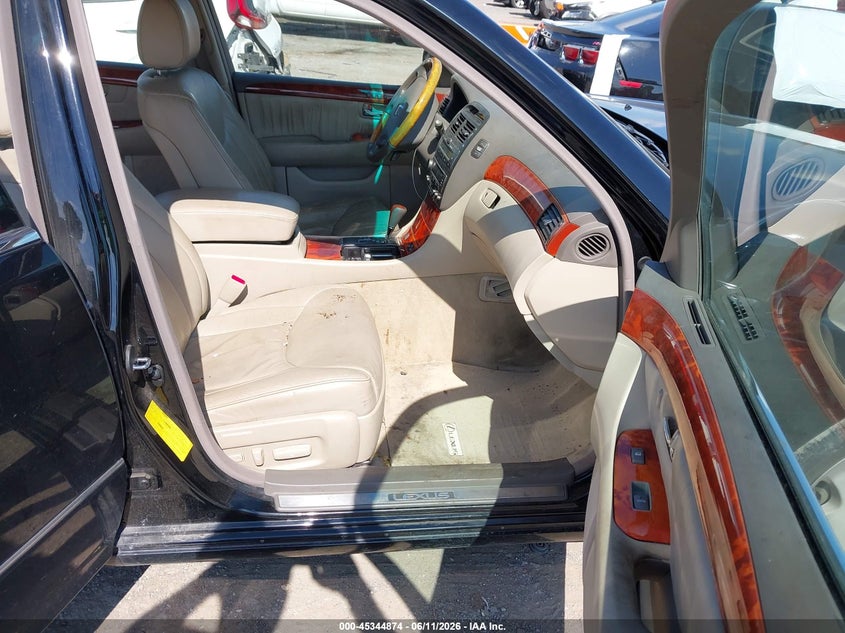 2003 Lexus Ls 430 VIN JTHBN30F330121172 IAAI salvage auction — FRONT END, Clear (Tennessee), sold $1,850 on 2026-07-09 (photo 5)