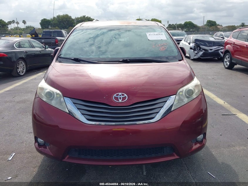 2013 Toyota Sienna VIN 5TDYK3DC8DS377259 IAAI salvage auction — WATER/FLOOD, Rebuildable (Florida), sold $2,000 on 2026-07-23 (photo 6)