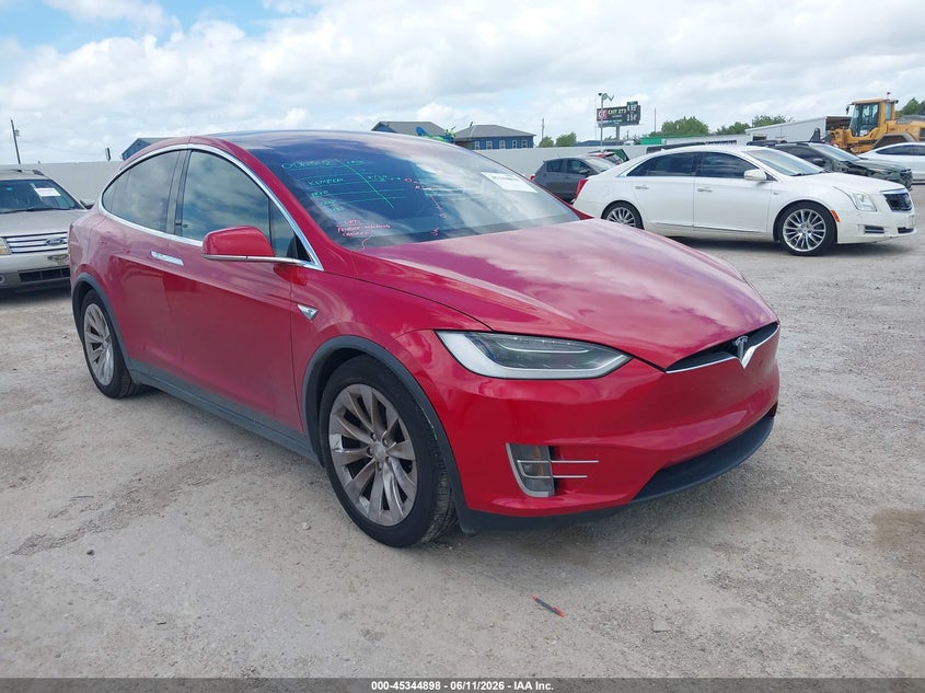 2016 Tesla Model x VIN 5YJXCBE24GF006312 — IAAI salvage auction photo