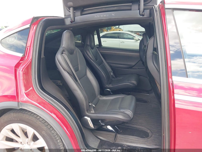 2016 Tesla Model x VIN 5YJXCBE24GF006312 IAAI salvage auction — REAR END, Salvage Title, sold $8,800 on 2026-08-20 (photo 8)
