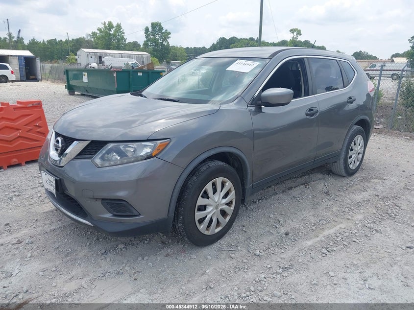 2016 Nissan Rogue VIN JN8AT2MV9GW150715 IAAI salvage auction — RIGHT REAR, Salvage (North Carolina), sold $650 on 2026-07-21 (photo 2)