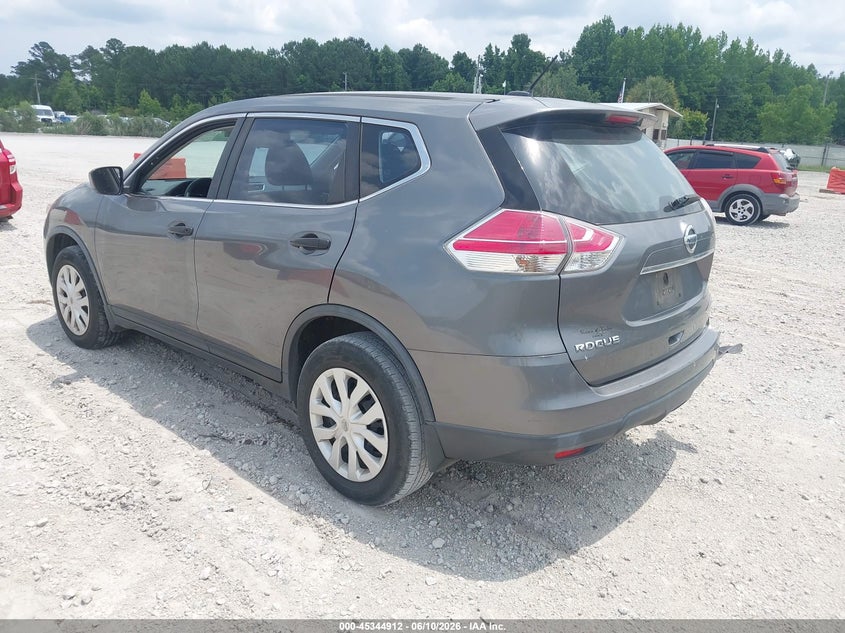 2016 Nissan Rogue VIN JN8AT2MV9GW150715 IAAI salvage auction — RIGHT REAR, Salvage (North Carolina), sold $650 on 2026-07-21 (photo 3)