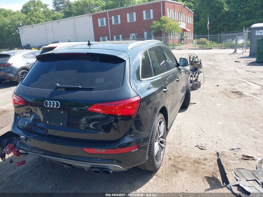 2015 Audi Sq5 VIN WA1CGAFP7FA146752 IAAI salvage auction — FRONT END, Clear (Massachusetts), sold $1,125 on 2026-07-14 (photo 4)