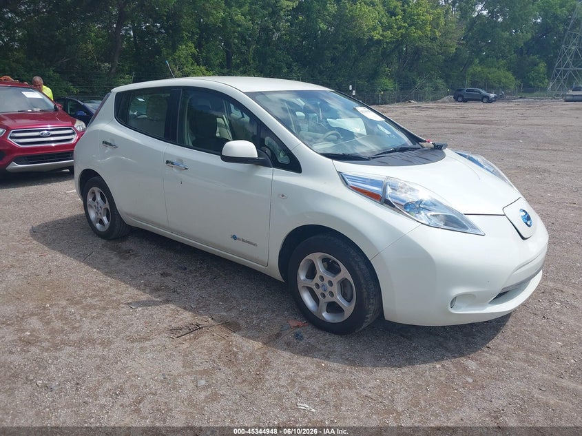 2012 Nissan Leaf VIN JN1AZ0CP2CT025393 IAAI salvage auction — NORMAL WEAR, Salvage Title, sold $975 on 2026-07-15 (photo 1)
