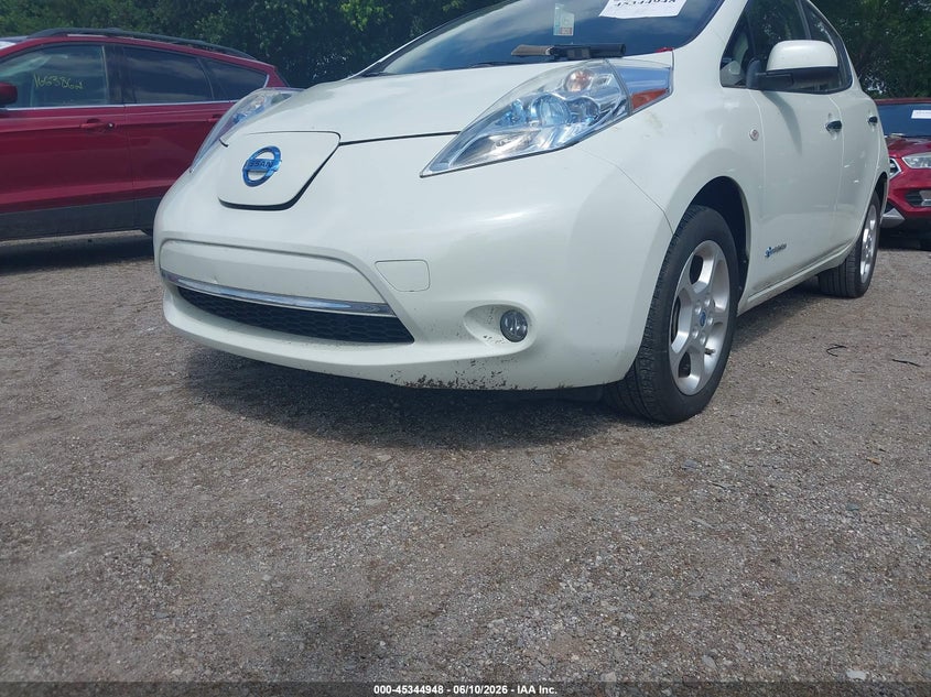 2012 Nissan Leaf VIN JN1AZ0CP2CT025393 IAAI salvage auction — NORMAL WEAR, Salvage Title, sold $975 on 2026-07-15 (photo 6)