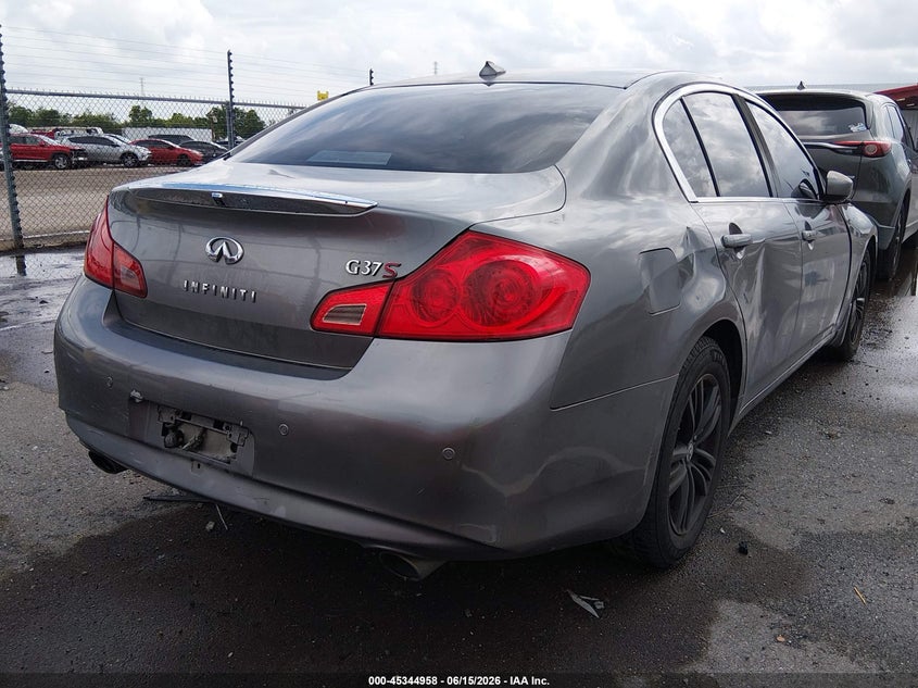 2011 Infiniti G37 VIN JN1CV6AR7BM401414 IAAI salvage auction — NORMAL WEAR, Reconstructed (Louisiana), sold $450 on 2026-07-13 (photo 4)