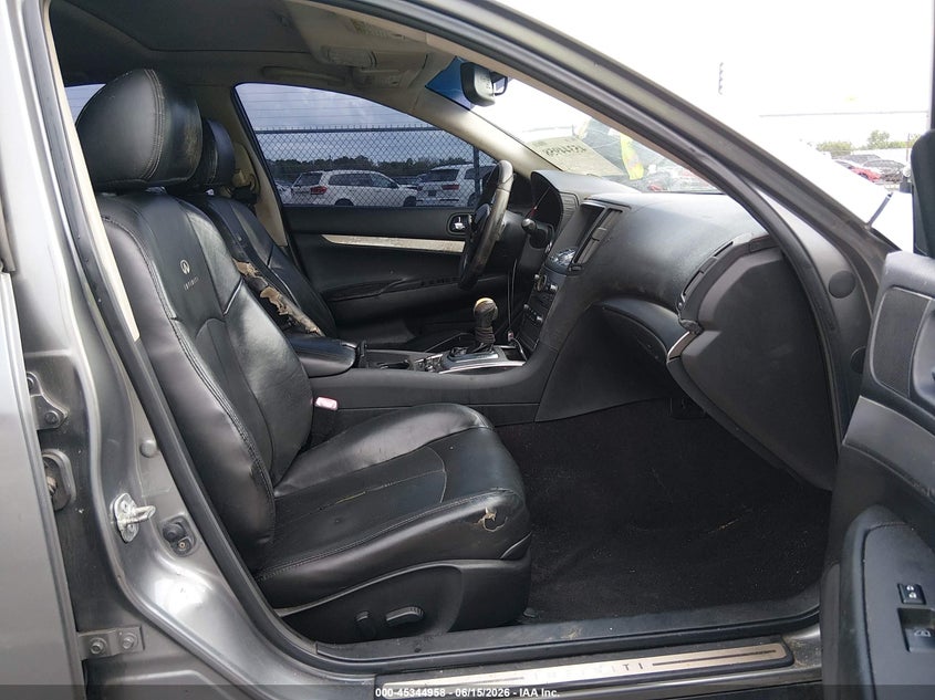 2011 Infiniti G37 VIN JN1CV6AR7BM401414 IAAI salvage auction — NORMAL WEAR, Reconstructed (Louisiana), sold $450 on 2026-07-13 (photo 5)