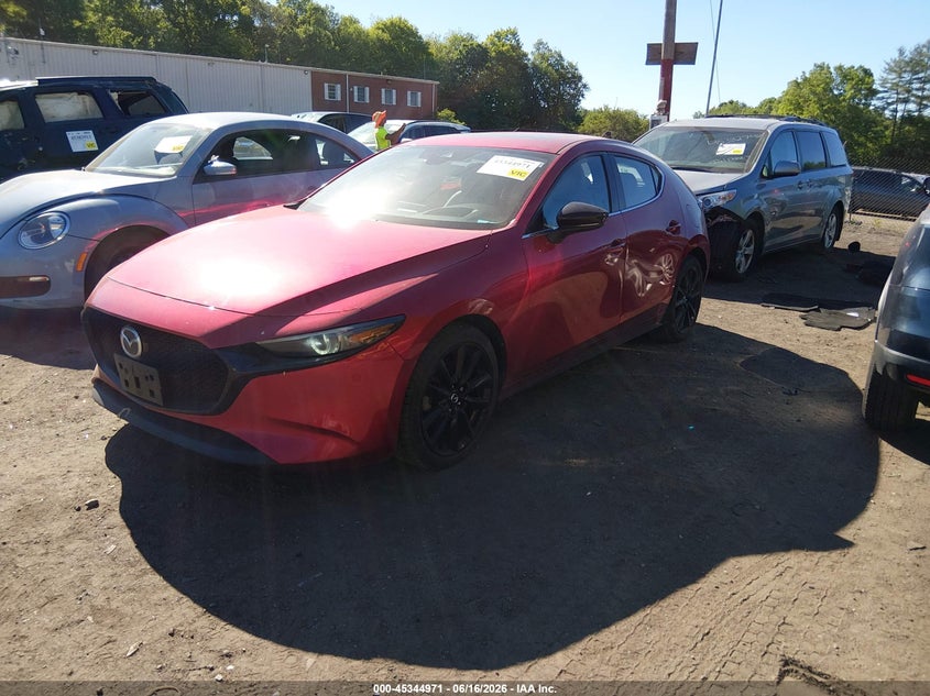 2021 Mazda 3 VIN JM1BPBJY9M1312905 IAAI salvage auction — SIDE, Salvage (Massachusetts), sold $1,250 on 2026-07-28 (photo 2)