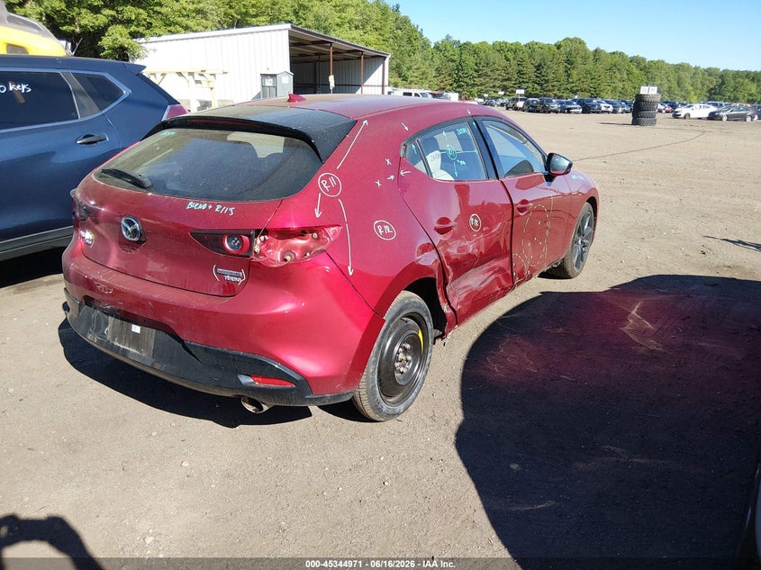 2021 Mazda 3 VIN JM1BPBJY9M1312905 IAAI salvage auction — SIDE, Salvage (Massachusetts), sold $1,250 on 2026-07-28 (photo 4)