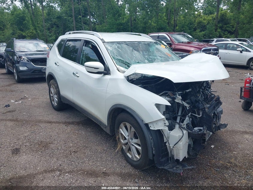 2016 Nissan Rogue VIN KNMAT2MV9GP705751 IAAI salvage auction — FRONT END, Salvage (Ohio), sold $300 on 2026-07-21 (photo 1)