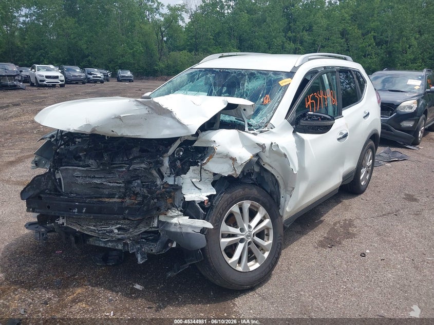 2016 Nissan Rogue VIN KNMAT2MV9GP705751 IAAI salvage auction — FRONT END, Salvage (Ohio), sold $300 on 2026-07-21 (photo 2)