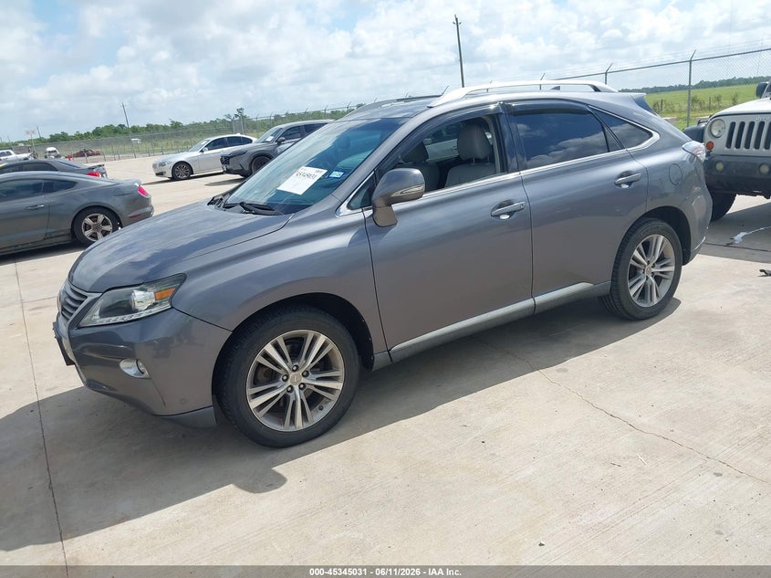 2015 Lexus Rx VIN 2T2ZK1BA3FC195969 IAAI salvage auction — HAIL, Original (Texas), sold $9,975 on 2026-07-31 (photo 2)