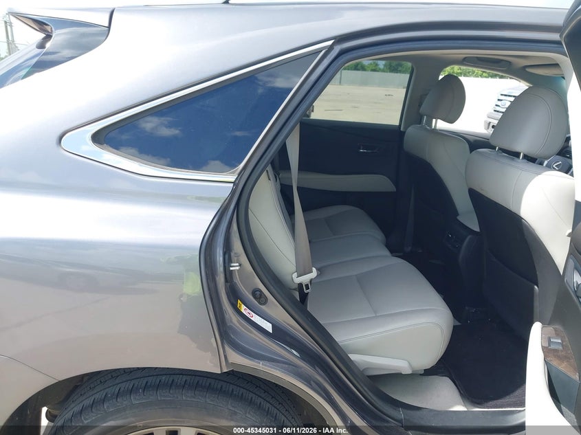 2015 Lexus Rx VIN 2T2ZK1BA3FC195969 IAAI salvage auction — HAIL, Original (Texas), sold $9,975 on 2026-07-31 (photo 8)
