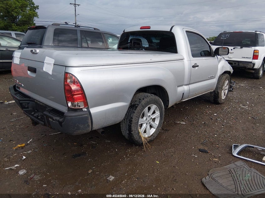 2006 Toyota Tacoma VIN 5TENX22N06Z269520 IAAI salvage auction — ALL OVER, Salvage (Tennessee), sold $1,600 on 2026-07-09 (photo 4)