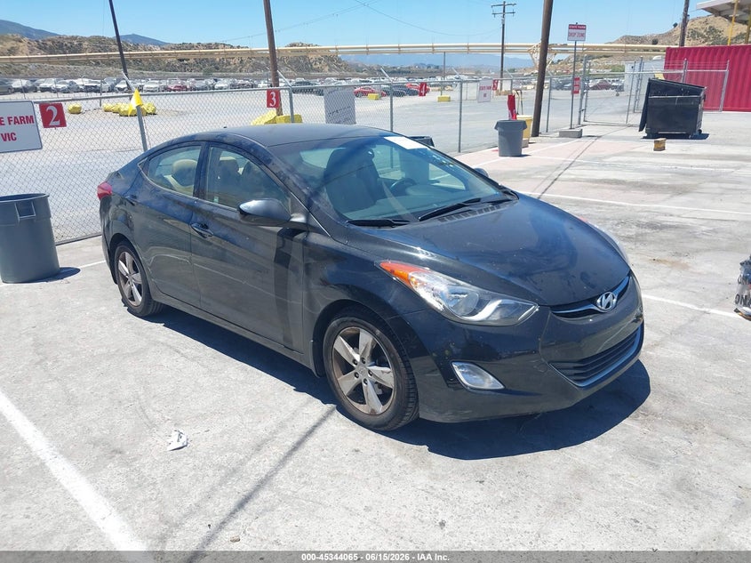 2013 Hyundai Elantra VIN 5NPDH4AE4DH412846 IAAI salvage auction — THEFT, Salvage (California), sold $825 on 2026-07-09 (photo 1)