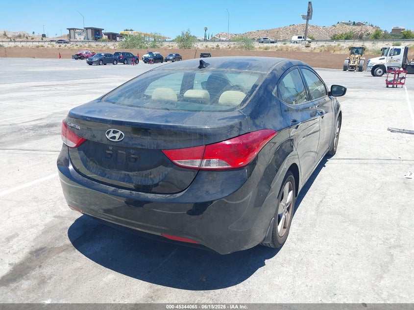 2013 Hyundai Elantra VIN 5NPDH4AE4DH412846 IAAI salvage auction — THEFT, Salvage (California), sold $825 on 2026-07-09 (photo 4)