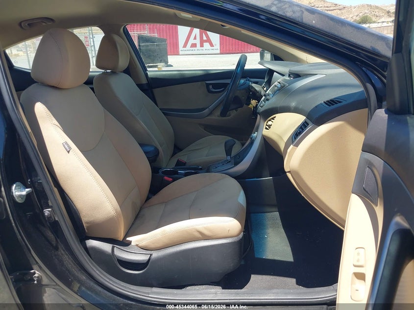 2013 Hyundai Elantra VIN 5NPDH4AE4DH412846 IAAI salvage auction — THEFT, Salvage (California), sold $825 on 2026-07-09 (photo 5)