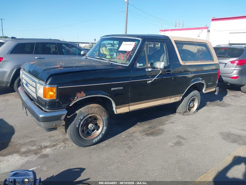 1988 Ford Bronco VIN 1FMEU15H6JLA58642 IAAI salvage auction — NORMAL WEAR, Clear (Utah), sold $1,050 on 2026-07-09 (photo 2)
