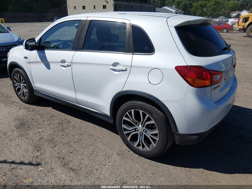2016 Mitsubishi VIN JA4AR3AW8GZ056296 IAAI salvage auction — NORMAL WEAR, Clear (Massachusetts), sold $1,550 on 2026-07-24 (photo 3)