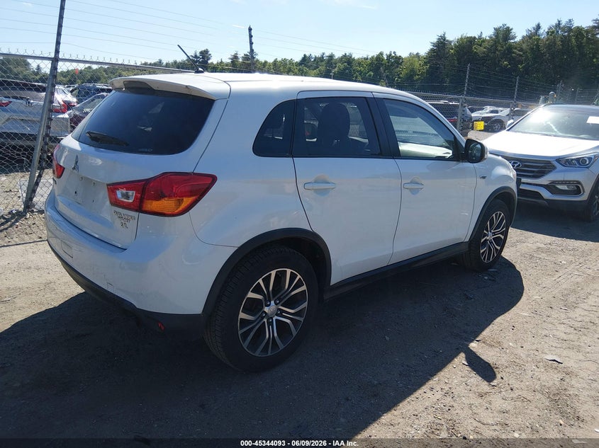 2016 Mitsubishi VIN JA4AR3AW8GZ056296 IAAI salvage auction — NORMAL WEAR, Clear (Massachusetts), sold $1,550 on 2026-07-24 (photo 4)
