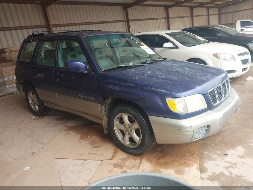 2001 Subaru Forester VIN JF1SF65551G726126 IAAI salvage auction — LEFT SIDE, Clear (Alabama), sold $225 on 2026-07-07 (photo 1)