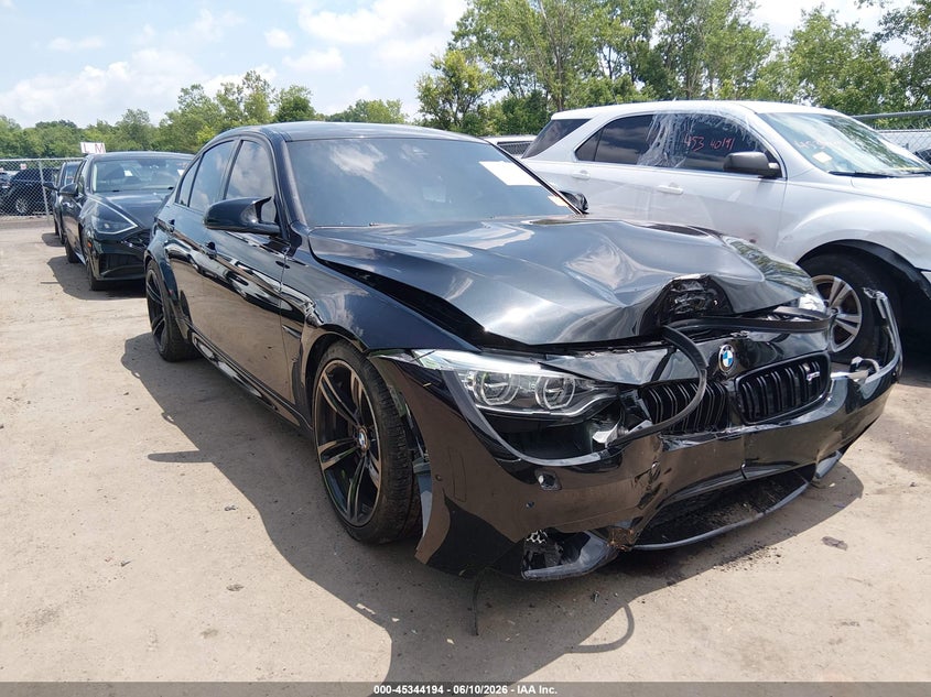 2015 BMW M3 VIN WBS3C9C5XFP803309 IAAI salvage auction — FRONT END, Salvage (Ohio), sold $15,400 on 2026-07-08 (photo 1)