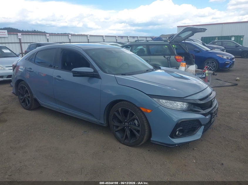 2019 Honda Civic VIN SHHFK7H98KU423573 IAAI salvage auction — LEFT SIDE, Bill Of Sale (Washington), sold $7,700 on 2026-07-14 (photo 1)
