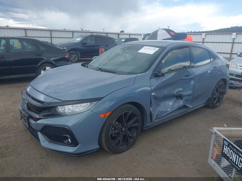 2019 Honda Civic VIN SHHFK7H98KU423573 IAAI salvage auction — LEFT SIDE, Bill Of Sale (Washington), sold $7,700 on 2026-07-14 (photo 2)