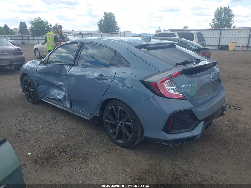 2019 Honda Civic VIN SHHFK7H98KU423573 IAAI salvage auction — LEFT SIDE, Bill Of Sale (Washington), sold $7,700 on 2026-07-14 (photo 3)